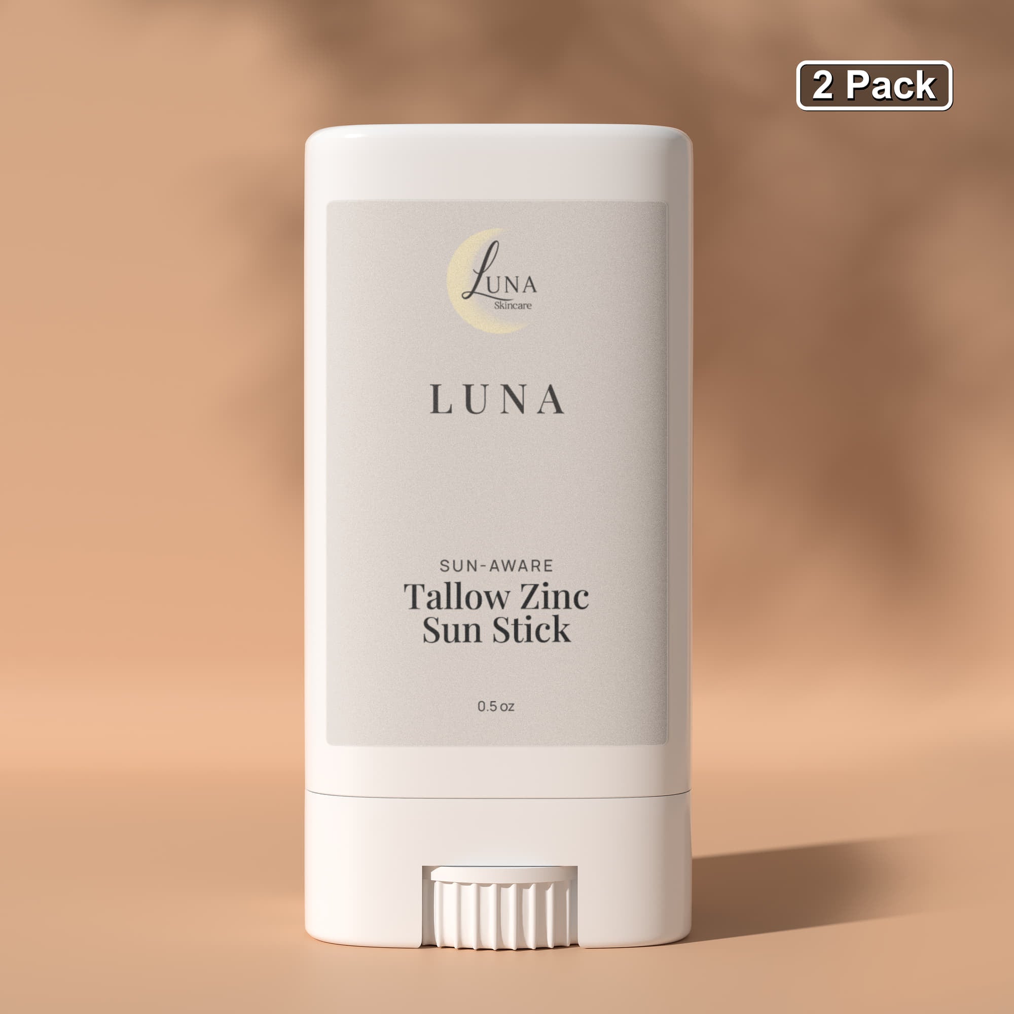 2 Pack - Tallow Zinc Sun Stick